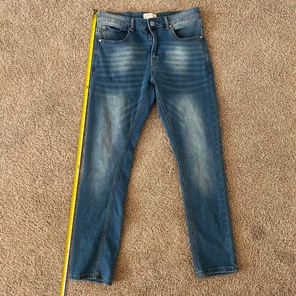 Smith & Mills Denim Men’s Jeans Size 34x32 Blue Wash Stretch Slim‑Fit Used - Picture 1 of 10